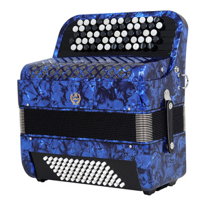 Meibei Bajan <span class=keywords><strong>Accordéon</strong></span> pour adultes 62 touches 72 basses Instrument de clavier en bois de performance diatonique et chromatique pour débutants - Product Image 5