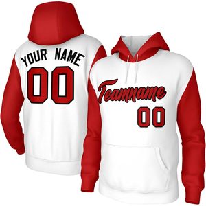 Sudadera con Capucha Personalizada para Hombre, Sudadera de Forro Polar con Nombre y Número Bordados, Sudadera Informal Unisex para Adultos de Otoño - Product Image 1