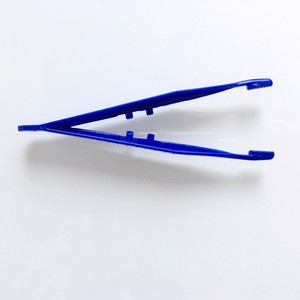 Plastic Tweezers 10.5Cm Toothed Tip Blue Green Disposable First Aid <b>Kit</b> Accessories Emergency Stock - Product Image 3
