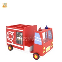 Perlengkapan Bermain Anak-Anak Indoor, Rumah-rumahan Kayu, Seri Permainan Peran, Stasiun Pemadam Kebakaran, Kota-kota Mini, Permainan Peran Bayi