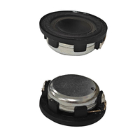 KBE KAIBOER KBE-28 28mm 1-inci Speaker Multimedia Pintar Berbentuk Lingkaran dengan Bingkai ABS/PC+Logam, 4-ohm 2.0W, Magnet Neodymium, Rentang Penuh