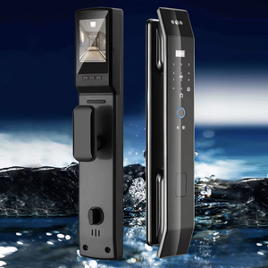 Tùy Chỉnh Không Dây Kẽm Hợp Kim Vân Tay Ổ Khóa Cửa Thẻ Nhớ Kỹ Thuật Số Điện Tử Wifi Tuya 3D Nhận Dạng Khuôn Mặt Cho Cửa Thép - Product Image 1