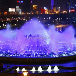Hot bán Trung Quốc tùy chỉnh âm nhạc kỹ thuật số LED sàn nhảy âm nhạc đài phun nước