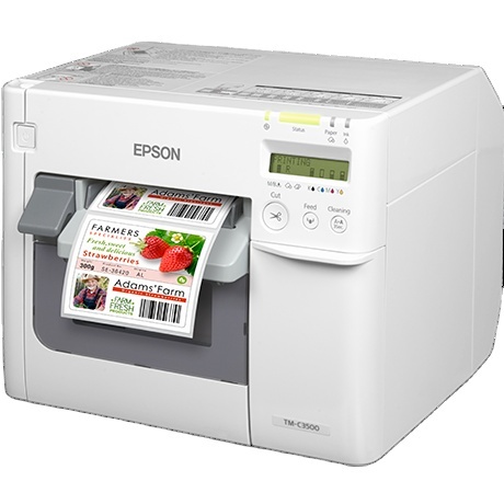 EP SON TM-C3520 Inkjet High Quality Durable Compact Robust Design for Commercial Use Four-color Inkjet Printing Label Printer