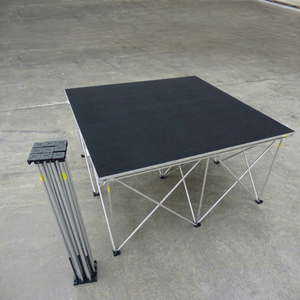 Mobile Detachable 4x4ft Stage Platform Aluminum Wedding Design Portable Quick Stage For Event - Product Image 1