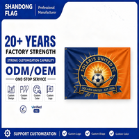 Bendera Iklan Persegi Panjang 3x5ft dengan Logo Kustom, Anti Kusut, Bahan Polyester Non-Woven, Cetak Digital, untuk Penggunaan Luar Ruangan, Perlindungan UV
