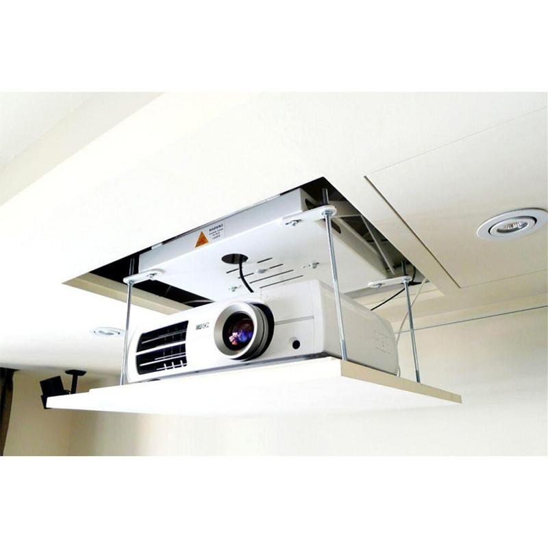 Customized <strong>Ceiling</strong> <strong>Mount</strong> <strong>Motorized</strong> <strong>Projector</strong> Lift Scissor Type Electric <strong>Projector</strong> Hanger <strong>Mount</strong> with Remote Control