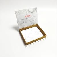 Boîte à cils en carton robuste et écologique avec impression de logo personnalisée en feuille métallique et structure solide