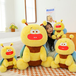 Venta al por mayor animales <span class=keywords><strong>de</strong></span> peluche juguetes <span class=keywords><strong>de</strong></span> peluche abejorro divertido <span class=keywords><strong>pico</strong></span> salchicha <span class=keywords><strong>abeja</strong></span> feo muñeca Día <span class=keywords><strong>de</strong></span> San Valentín cumpleaños regalo para niños - Product Image 5
