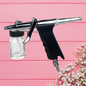 Pulverizador Facial con Tanque de Agua de 100 ml, Pistola de Pulverización Manual, Dispositivo de Belleza para el Hogar, Hidratante, Material de Cobre Plateado - Product Image 1