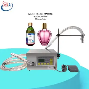 Pneumatic filling machine liquid drink juice beverage filling machine for small business