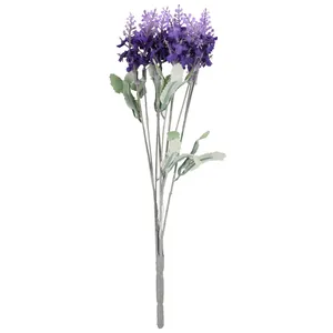 Vente en gros de fleurs de lavande décoration artificielle pour la maison décoration de mariage centres de table Bouquet