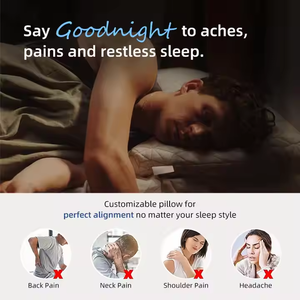 <span class=keywords><strong>Oreiller</strong></span> en mousse à mémoire <span class=keywords><strong>de</strong></span> <span class=keywords><strong>forme</strong></span> pour dormeur latéral en <span class=keywords><strong>forme</strong></span> <span class=keywords><strong>de</strong></span> croissant <span class=keywords><strong>de</strong></span> lune <span class=keywords><strong>ferme</strong></span> à hauteur réglable - Product Image 5