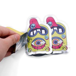 Sacs en Mylar imprimés sur mesure, opaques, 3,5 g, 1 oz, résistants aux enfants, fermeture éclair anti-odeur, sacs de sortie pour dispensaire avec logo personnalisé - Product Image 6