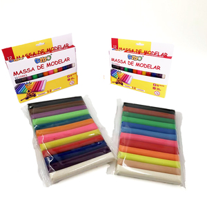 12 thân thiện với môi mềm nhựa màu sắc không độc hại không khí khô giáo dục đất sét chơi bột Kit handmade DIY playdough cho trẻ em người lớn - Product Image 6