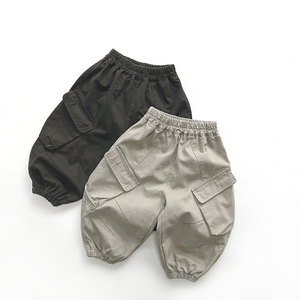Printemps Automne Garçons <span class=keywords><strong>Pantalon</strong></span> <span class=keywords><strong>Cargo</strong></span> Nouvelles Filles Loisirs Lâche <span class=keywords><strong>Pantalon</strong></span> Large - Product Image 3