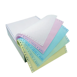 Papel Continuo para Impresora de Computadora, Papel NCR sin Carbón de 60 g/m², para Documentos Comerciales - Product Image 4