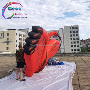 Flamingo <span class=keywords><strong>Inflable</strong></span> <span class=keywords><strong>Gigante</strong></span> Publicitario / Modelo de Animal Grulla Roja de Patas Largas, Grulla Roja <span class=keywords><strong>Inflable</strong></span> - Product Image 5