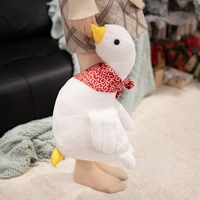Grand Canard Blanc Doux Jouet En Peluche Cadeau D'anniversaire Conception Lavé PP Rempli En Peluche Éléphant et Vache Modèles Assortis pour Enfants