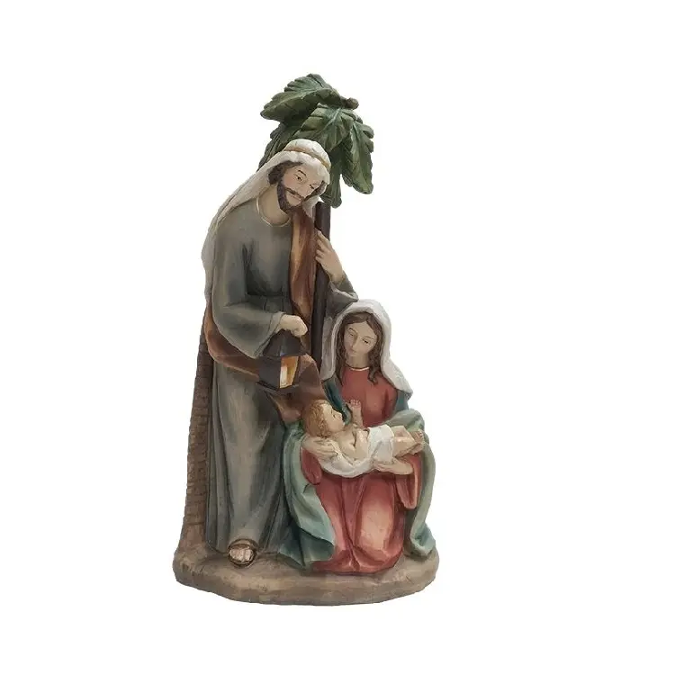 مجموعة الهدايا الدينية المخصصة لتزيين عيد الميلاد للعائلة الصغيرة هدايا عيد الميلاد الهدايا الهدايا الهدايا المصنوعة يدويًا على الطراز الأوروبي