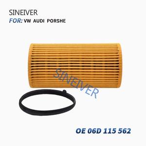 Filtro de aire para Audi A1 A3 A4 1,4/2.0TDI 2007-2016 y <span class=keywords><strong>A6</strong></span> Auto Parts OEM 06D115562 06D115562C Filtro de aceite de papel de motor - Product Image 5