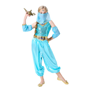 Disfraz de Princesa Jasmine para Halloween, Lámpara Mágica de Aladino, Disfraz de Actuación para Halloween - Product Image 2
