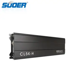 Suoer CL-5K 8kw mono bloco clsss D 12v carro amplificador de áudio de potência do carro amp