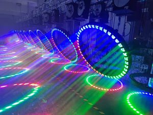 Подъемная лебедка DMX светодиодная подъемная балка светодиодная круглая кольцевая лампа для ночного клуба - Product Image 5