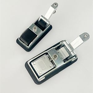 Haozheng MS6018Z-2-1 Electrical Cabinet Door <b>Lock</b> Zinc Alloy Flat Lever Spring <b>Lock</b> For Electronic Equipment - Product Image 3