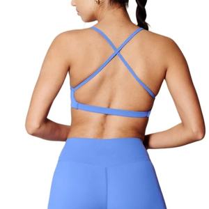 Nuevo Sujetador Deportivo Moderno para Mujer, Sin Relleno, Transpirable, para Yoga y Actividades al Aire Libre, Talla Grande, Estilo Simple, con Soporte Alto - Product Image 2
