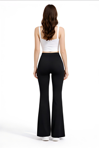 Pantalones Deportivos Cómodos para Yoga, Fitness y Running (Corte Acampanado) - Product Image 4