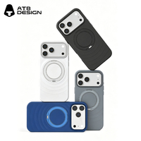 Coque magnétique ATB robuste pour iPhone 17, protection renforcée, compatible avec le chargement sans fil pour iPhone 18 Pro, en TPU