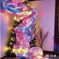 Écran LED souple et créatif en forme de tapis volant, affichage LED personnalisé pour spectacles et événements