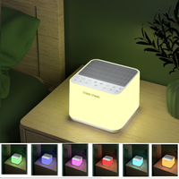 Vente en gros d'aides au sommeil portables avec 6 lumières RVB Machines à dormir à bruit blanc tonnerre naturel Garantie 1 an disponible en 6 couleurs