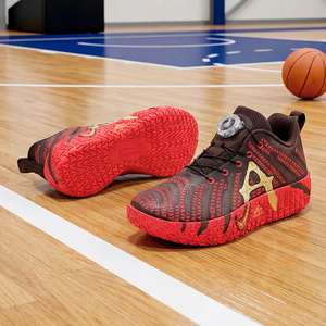 Chaussures de basketball pour jeunes prêtes à être expédiées, avec boucle rotative, respirantes, antidérapantes, pour l'entraînement, l'athlétisme, les sports, baskets pour garçons Pro a - Product Image 5
