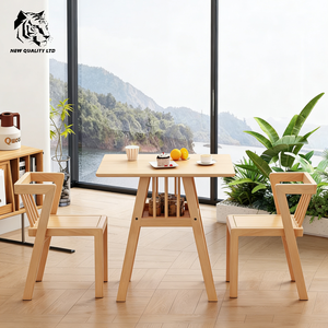 Mesa de té de madera de diseño nuevo y ecológico, fabricada en fábrica, buen precio, personalizable, gran stock, muebles para sala de estar, mesa de café. - Product Image 3