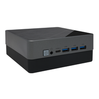 Mini PC portable Intel I3-4030U 15W à économie d'énergie, 2 HD, 3 USB 3.0, écran 4K 60Hz, Windows 11, 2 ports Ethernet RJ45 1000M