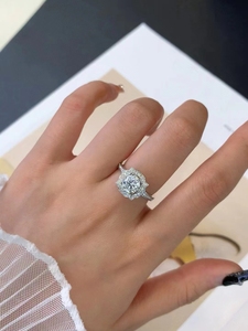 14k 0.5CT Real Gold Au585 Fine Jewelry Moissanite Fashion <b>Rings</b> <b>Men</b> Women Round Diamond Wedding <b>Rings</b> - Product Image 4