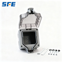 Boîtier vide pour prise simple étanche IP66 13A SFE BG Série extérieure pour usage extérieur CE