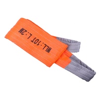 Etiquetas Personalizadas, Eslingas de Poliéster Planas Tejidas, Cintas de Elevación de Alta Resistencia, Cinturón de Elevación, Capacidad de 1-10 Toneladas, Ligero