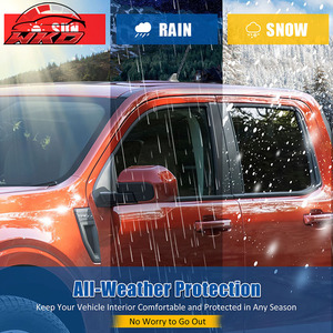 Pare-soleil et pare-pluie en acrylique pour Ford Maverick 22-26, visières de fenêtre fines, protection latérale des portières de voiture, 4 pièces - Product Image 6