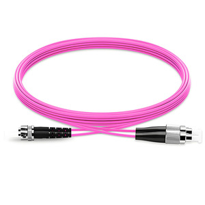 <span class=keywords><strong>Cable</strong></span> <span class=keywords><strong>de</strong></span> Fibra Óptica FC/UPC-ST/UPC Macho-Macho OM4 MM Multimodo Dúplex 50/125 FTTH 40Gbps Rosa para Televisión por <span class=keywords><strong>Cable</strong></span> - Product Image 2