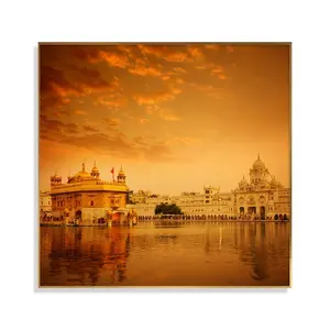 Decoration Wall Art Amritsar Golden Temple Landscape Prints Home Modern Painting Decorative Canvas Painting