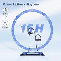 Casque d'écoute sans fil Bluetooth V6.0 étanche pour le sport, avec 16 heures d'autonomie, vente en gros