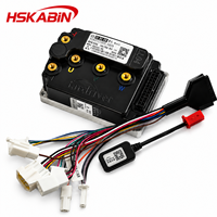 Contrôleur intelligent à onde sinusoïdale Fardriver ND72300 MINI12 100/300A 48V-72V pour trottinette électrique avec prise en charge de la programmation Bluetooth