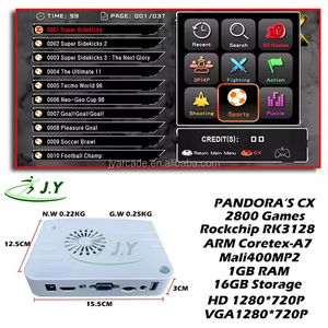 Consola de Juegos Arcade Pandora Saga Box con Joystick, Soporte en Español y Japonés, Plástico Multi para VGA CRT JAMMA Mainboard - Product Image 3