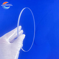Ventana de Observación de Cuarzo Fundido Transparente Óptico de Forma Circular para Altas Temperaturas, Personalizada Expand World