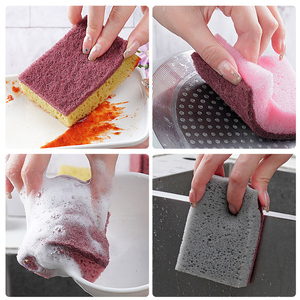 Mật Độ Cao Màu Xốp Xốp Cao Thấm Tái Sử Dụng Rửa Làm Sạch Miếng Bọt Biển Không Xước Chà Dụng Cụ Nhà Bếp - Product Image 6