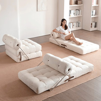 Canapé-lit moderne à prix d'usine, housse de chaise longue en tissu éponge, couleur réglable, OEM personnalisé pour salon