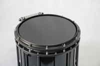 Professional FOCUS Marching Snare Drum Instrument Snare Shell Maple 14" X 12" in Black Looking on Sale